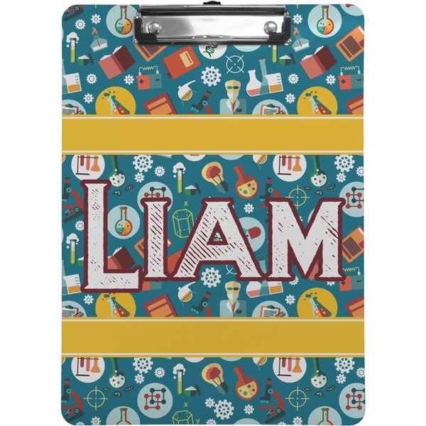 Custom Rocket Science Clipboard (Letter Size) (Personalized)