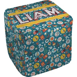 Rocket Science Cube Pouf Ottoman - 18" (Personalized)