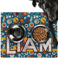 Rocket Science Dog Food Mat - Large w/ Name or Text