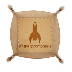 Rocket Science Genuine Leather Valet Tray (Personalized)
