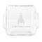 Rocket Science Glass Cake Dish - FRONT (8x8)