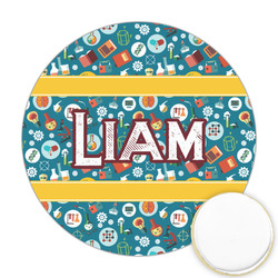 Rocket Science Printed Cookie Topper - Round (Personalized)