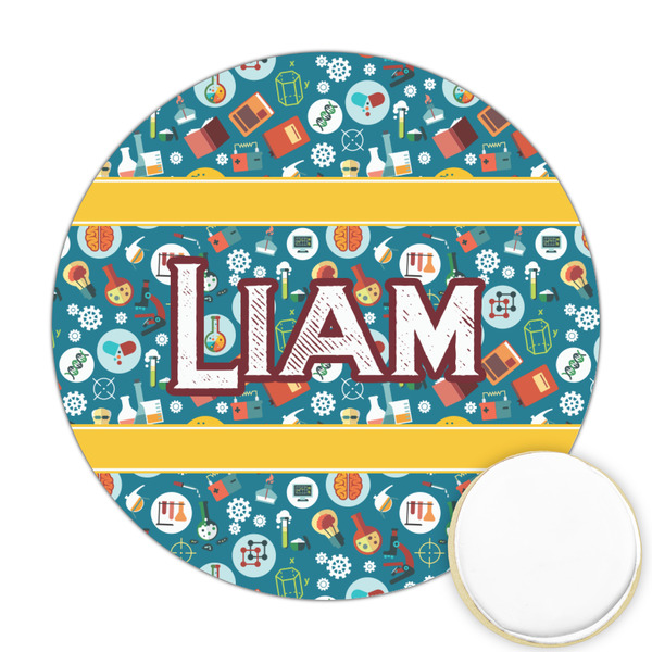 Custom Rocket Science Printed Cookie Topper - 2.5" (Personalized)