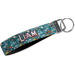 Rocket Science Wristlet Webbing Keychain Fob (Personalized)