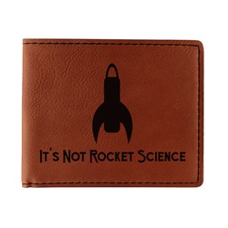 Rocket Science Leatherette Bifold Wallet - Double Sided (Personalized)