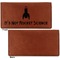 Rocket Science Leather Checkbook Holder Front and Back Single Sided - Apvl