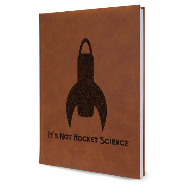 Custom Rocket Science Leather Sketchbook - Large - Double Sided (Personalized)