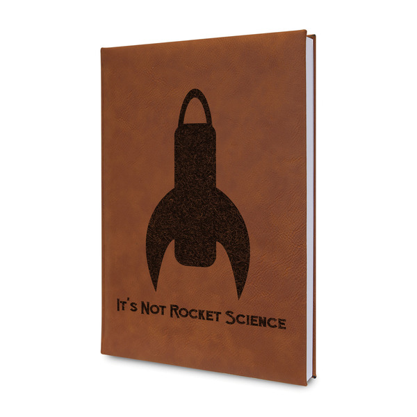 Custom Rocket Science Leather Sketchbook - Small - Double Sided (Personalized)