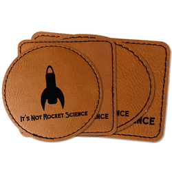 Rocket Science Faux Leather Iron On Patch (Personalized)