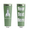 Rocket Science Light Green RTIC Everyday Tumbler - 28 oz. - Front and Back