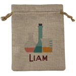 Rocket Science Burlap Gift Bag (Personalized)