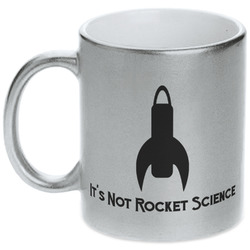 Rocket Science Metallic Silver Mug (Personalized)