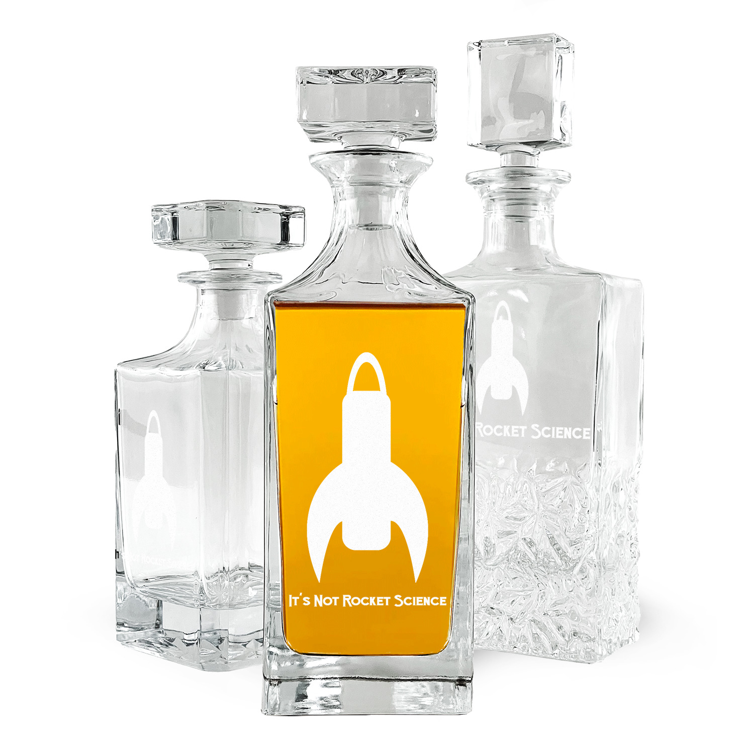 Custom Rocket Science Whiskey Decanter (Personalized) | YouCustomizeIt