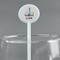 Rocket Science White Plastic 5.5" Stir Stick - Round - Main