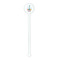 Rocket Science White Plastic 5.5" Stir Stick - Round - Single Stick