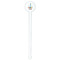 Rocket Science White Plastic 7" Stir Stick - Round - Single Stick