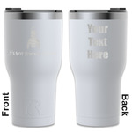 Rocket Science RTIC Tumbler - White - Engraved Front & Back (Personalized)