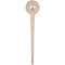 Rocket Science Wooden 4" Food Pick - Round - Single Pick