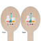 Rocket Science Wooden Food Pick - Oval - Double Sided - Front & Back