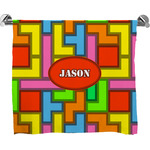 Tetromino Bath Towel (Personalized)