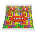 Tetromino Comforter Set - King (Personalized)