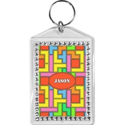 Tetromino Bling Keychain (Personalized)