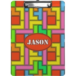 Tetromino Clipboard (Letter Size) (Personalized)
