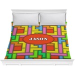 Tetromino Comforter - King (Personalized)