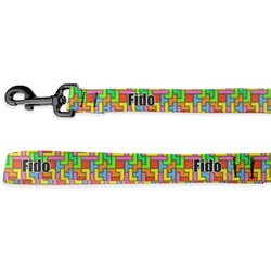 Tetromino Dog Leash - 6 ft (Personalized)