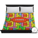 Tetromino Duvet Cover - King (Personalized)