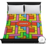 Tetromino Duvet Cover - Full / Queen (Personalized)