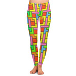 Tetromino Ladies Leggings - Medium