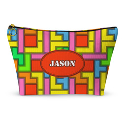 Tetromino Makeup Bag - Large - 12.5"x7" (Personalized)