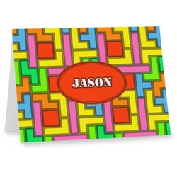 Tetromino Note cards (Personalized)