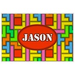 Tetromino Laminated Placemat w/ Name or Text