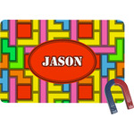 Tetromino Rectangular Fridge Magnet (Personalized)