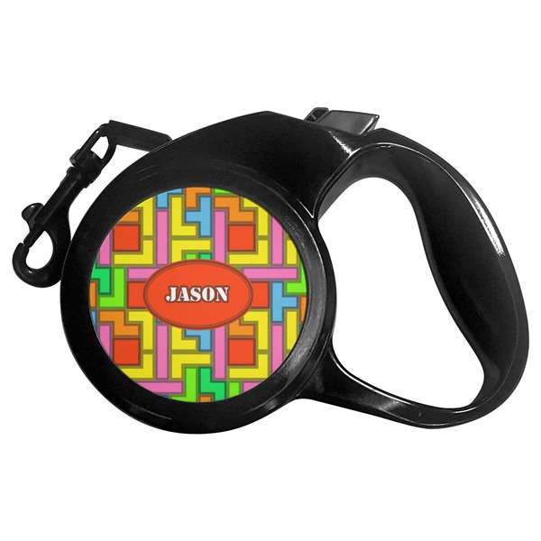 Custom Tetromino Retractable Dog Leash - Small (Personalized)