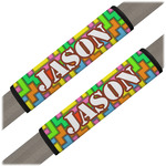 Tetromino Seat Belt Covers (Set of 2) (Personalized)