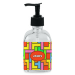 Tetromino Glass Soap & Lotion Bottle - Single Bottle (Personalized)