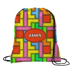 Tetromino Drawstring Backpack - Small (Personalized)