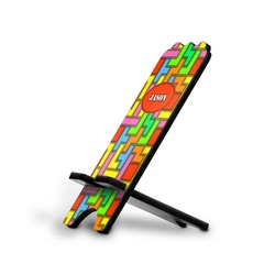 Tetromino Stylized Cell Phone Stand - Large (Personalized)