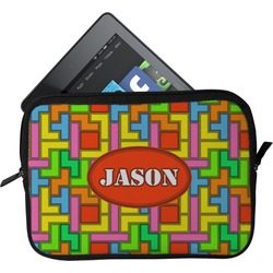 Tetromino Tablet Case / Sleeve - Small (Personalized)