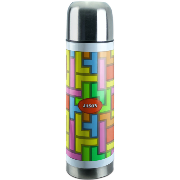 Custom Tetromino Stainless Steel Thermos (Personalized)