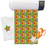 Tetromino Heat Transfer Vinyl Sheet (12"x18")