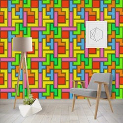 Tetromino Wallpaper & Surface Covering (Water Activated - Removable)