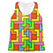 Tetromino Womens Racerback Tank Tops - Medium - Front - Flat