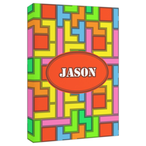 Custom Tetromino Canvas Print - 20x30 (Personalized)