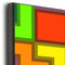 Tetromino 20x30 Wood Print - Closeup