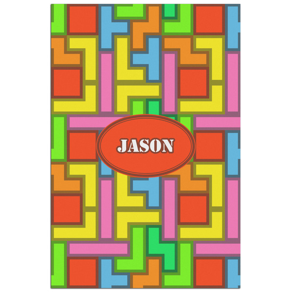 Custom Tetromino Poster - Matte - 24x36 (Personalized)