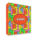 Tetromino 3 Ring Binder - Full Wrap - 2" (Personalized)